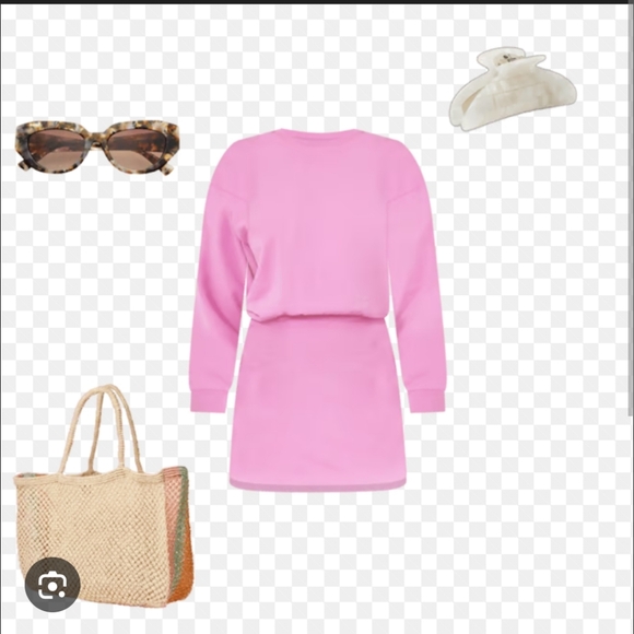 L*Space x Anthropologie Groove Dress In Pink Lady - Picture 2 of 8